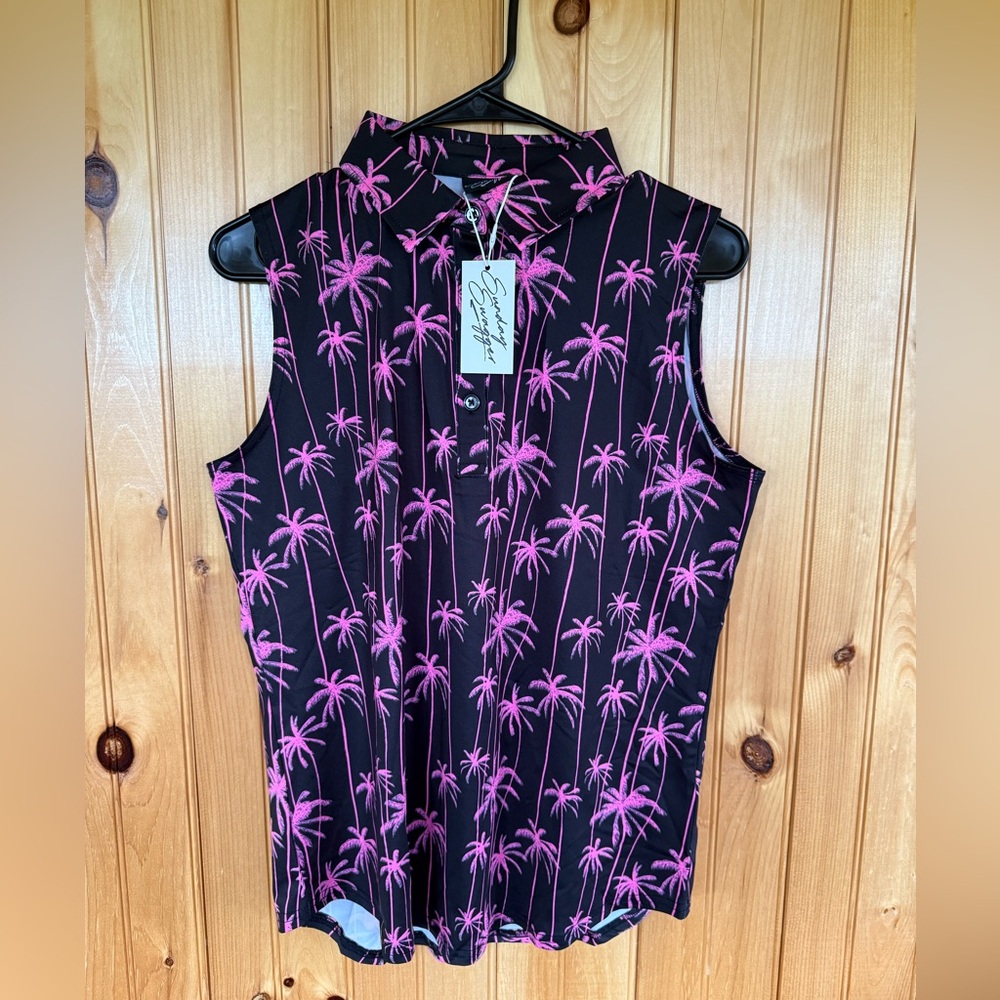 Sunday Swagger Sleeveless Golf Shirt